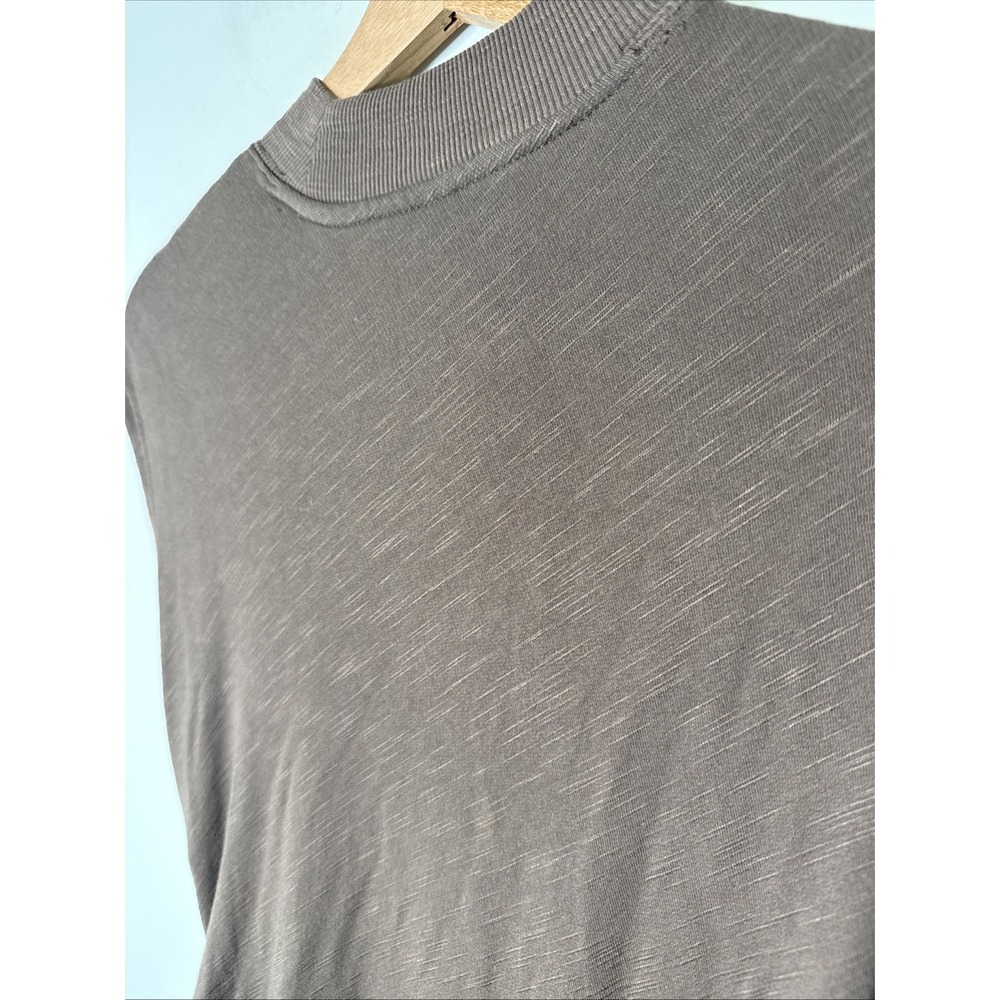 Daily Practice Anthropologie Mock Neck Ruched Maxi Dress M Chocolate Brown Tank - Picture 8 of 8